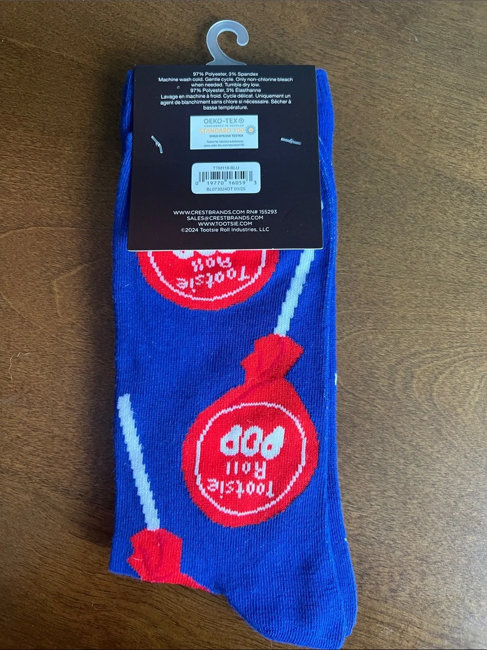 Tootsie Roll Pop Crew Socks
